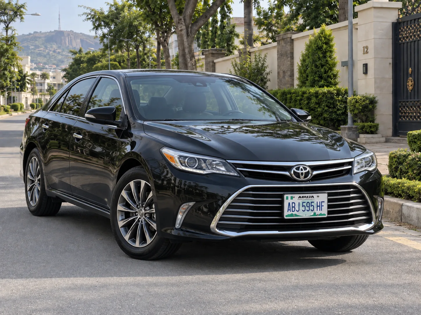 Black Toyota Avalon 2017 self drive rental Abuja