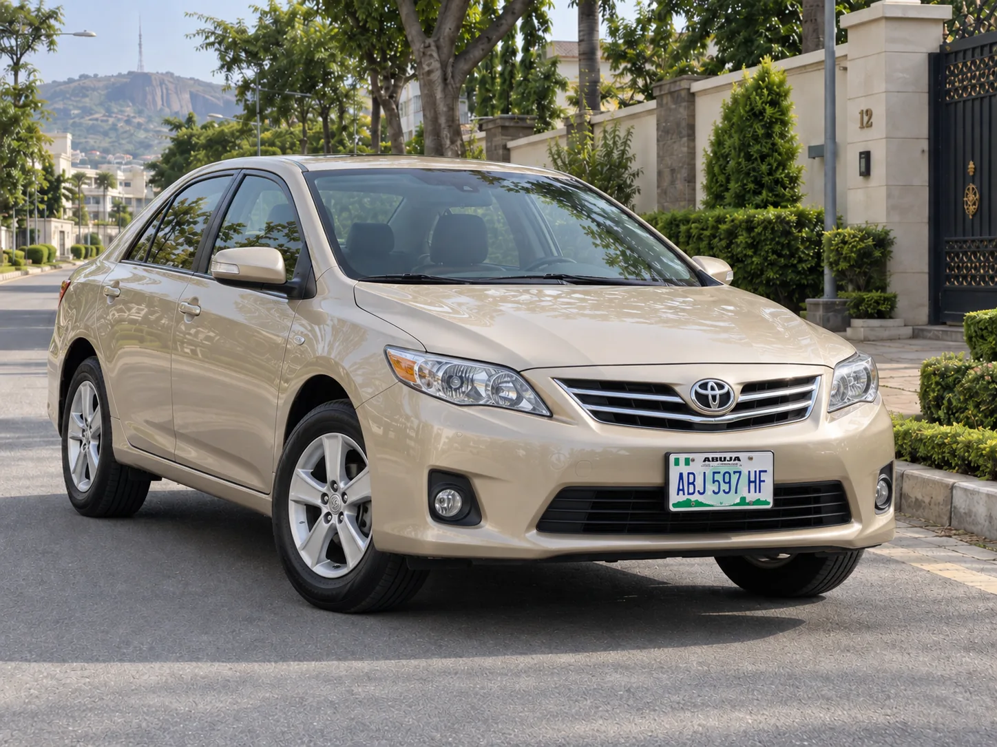 Toyota Corolla 2012 self drive rental Abuja