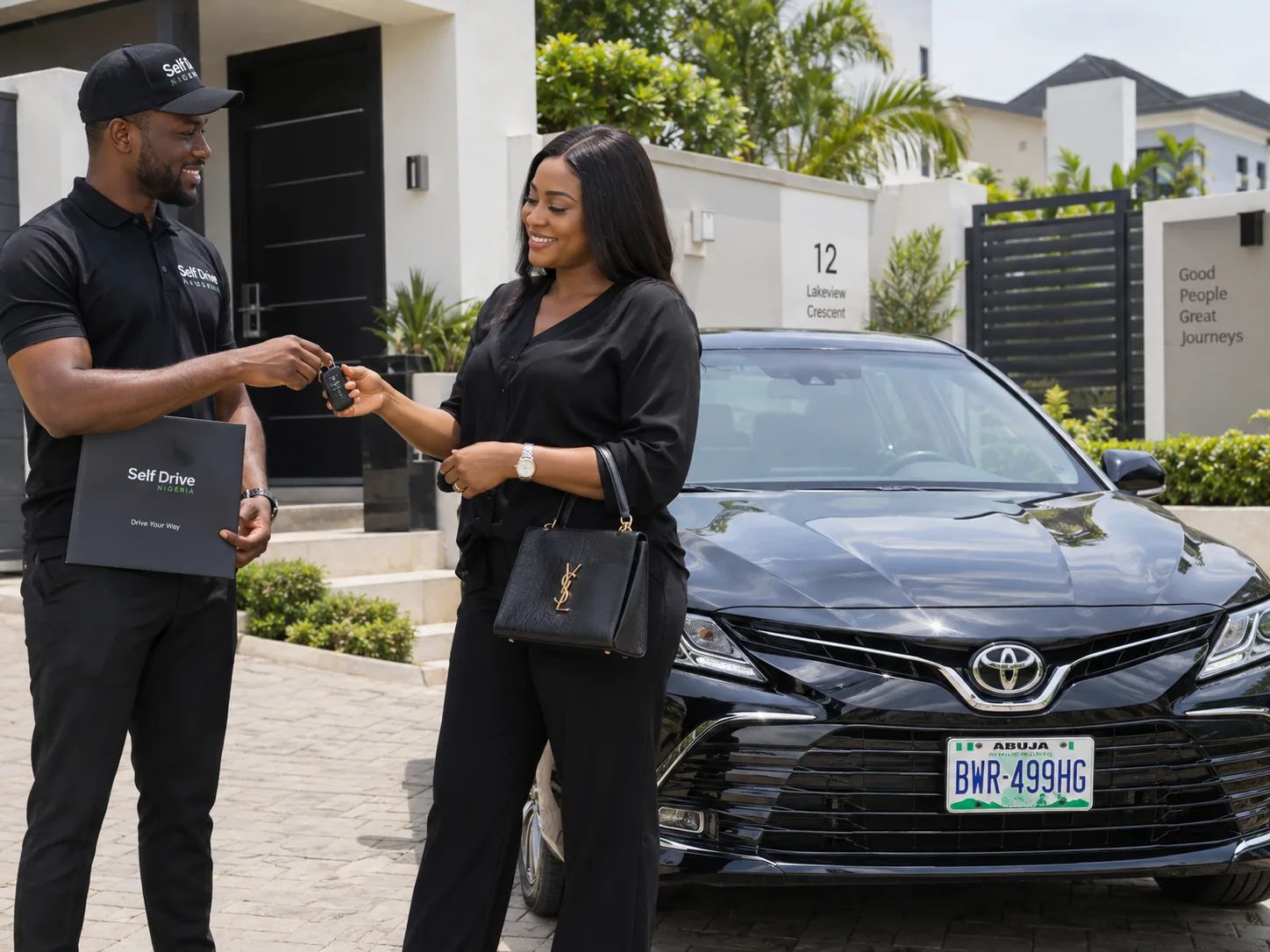 Self Drive Nigeria car handover