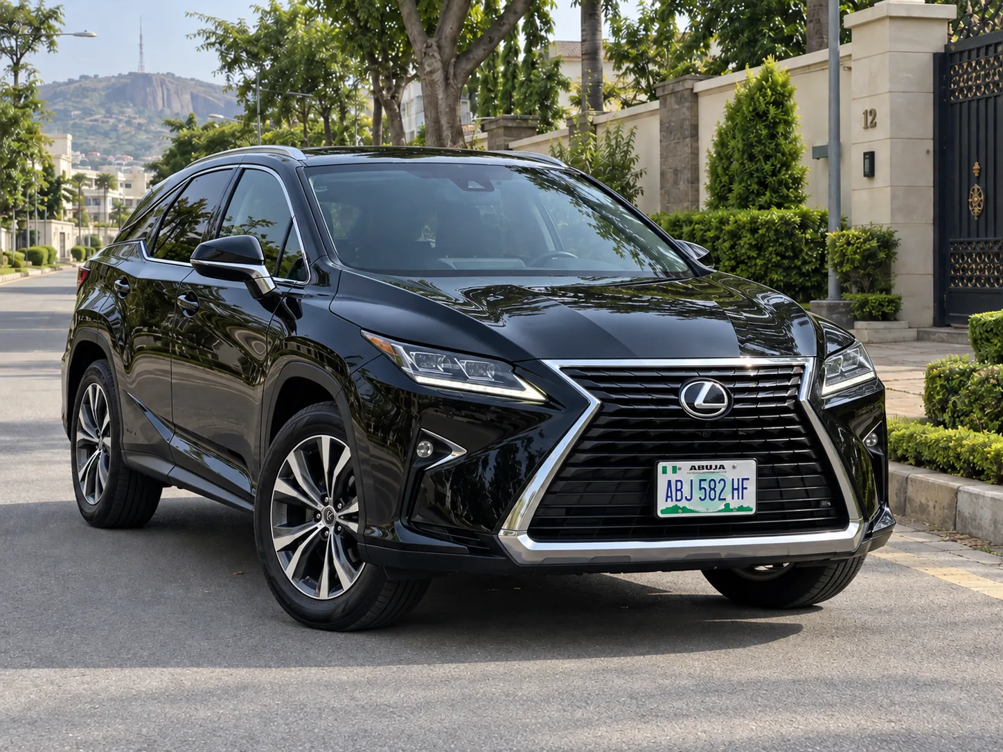 Black Lexus RX350 2018 Upgraded self drive rental Abuja
